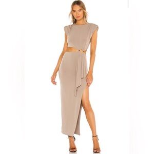 Lovers + Friends Tan Maxi Dress